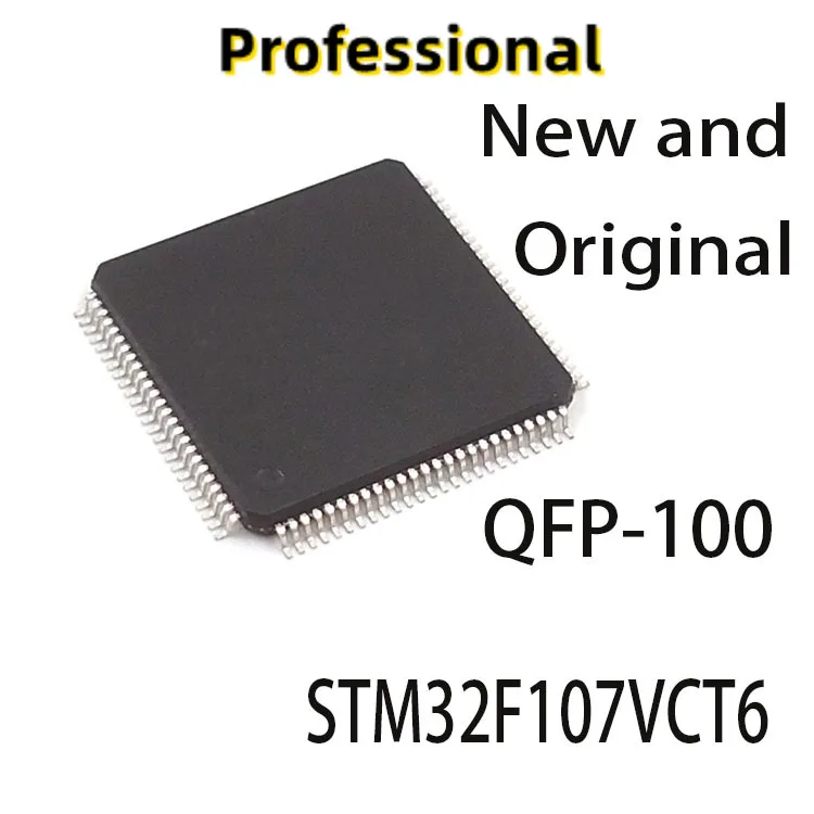 

5PCS New and Original STM32F107 VCT6 QFP-100 STM32F107VCT6