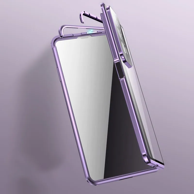 Бампер с металлическим каркасом из сплава магнитный флип-чехол для Honor Magic V2