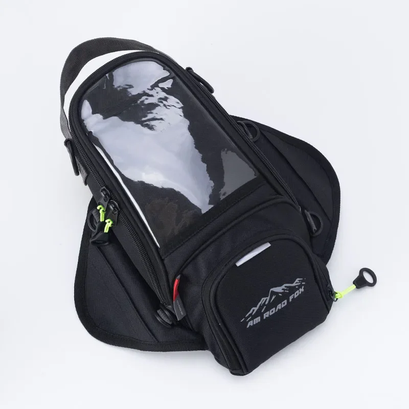 

Мотоциклетная навигационная сумка на бак, большая вместительная мотоциклетная универсальная сильная магнитная сумка для мотоцикла, сумка для топливного бака с сенсорным экраном