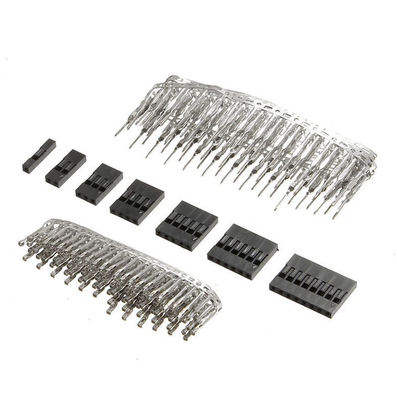 

620Pcs 2.54Mm Male+Female Dupont Wire Jumper And Header Connector Housing Kit