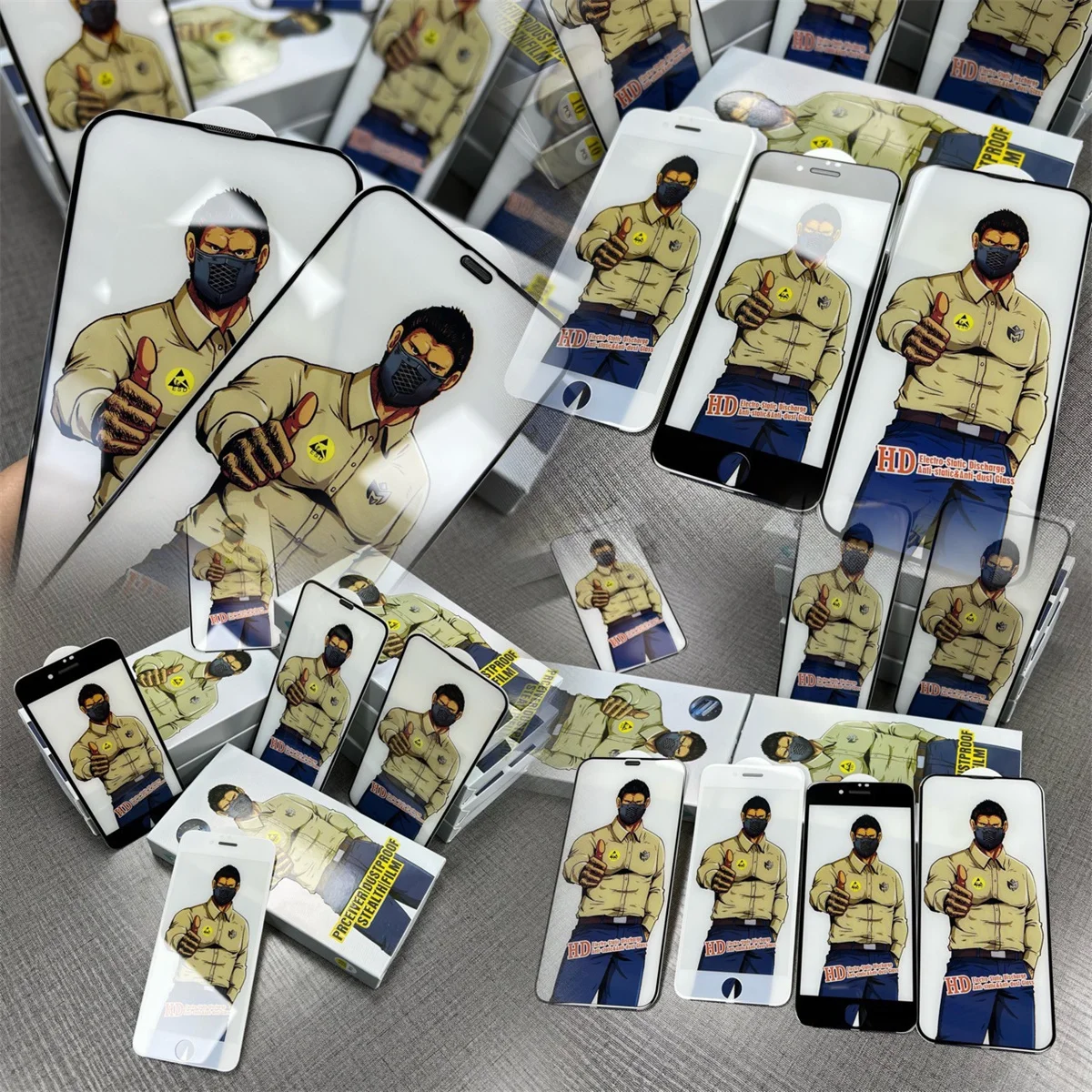 ESD Anti-Static AG Matte Privacy Tempered Glass Screen Protector Film Big Curved For iPhone 11 12 13 14 Pro x xr xs max