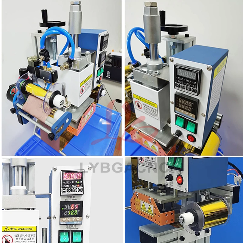 Пластиковая машина для горячего тиснения логотипа бренда ПВХ кожи пластиковая