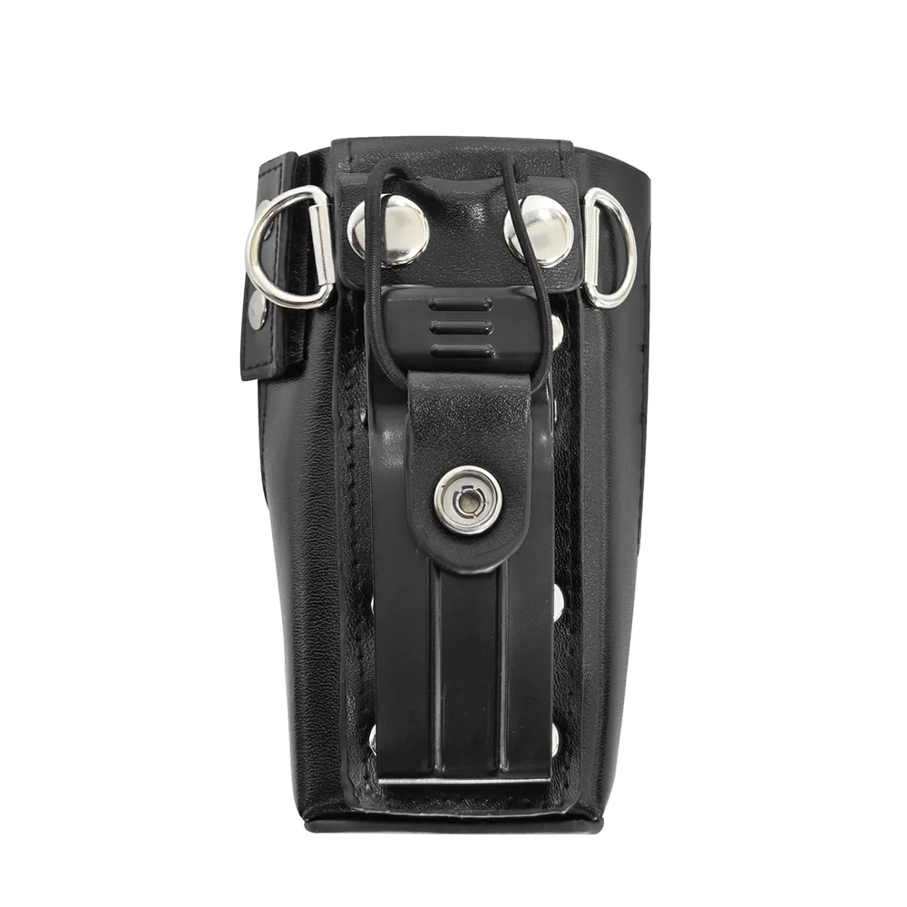 Walkie Talkie Hard Leather Carry Case for Motorola HT750 HT1250 GP328 GP329 GP338 GP339 GP340 GP360 GP380 Portable Radio