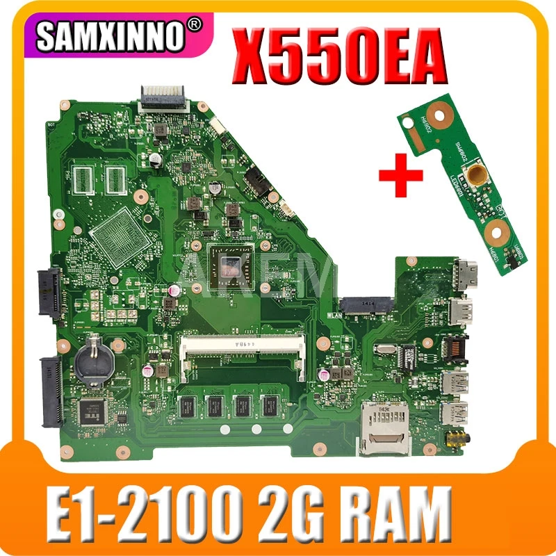 

X550EA Motherboard E1-2100 2G memory For Asus X550EA X552E X550EP Laptop motherboard X550EA Mainboard X550EA Motherboard