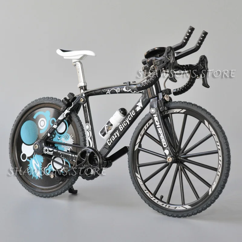 

1:8 Scale Diecast Metal Bicycle Model Toys Racing Cycle Cross Trek Bikes Miniature Replica Collectible