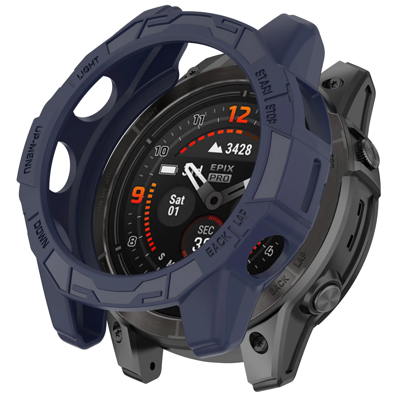 Мягкий силиконовый чехол из ТПУ для Garmin Epix Pro (Gen 2) 51 мм 47 защитный часов Fenix 7 7X