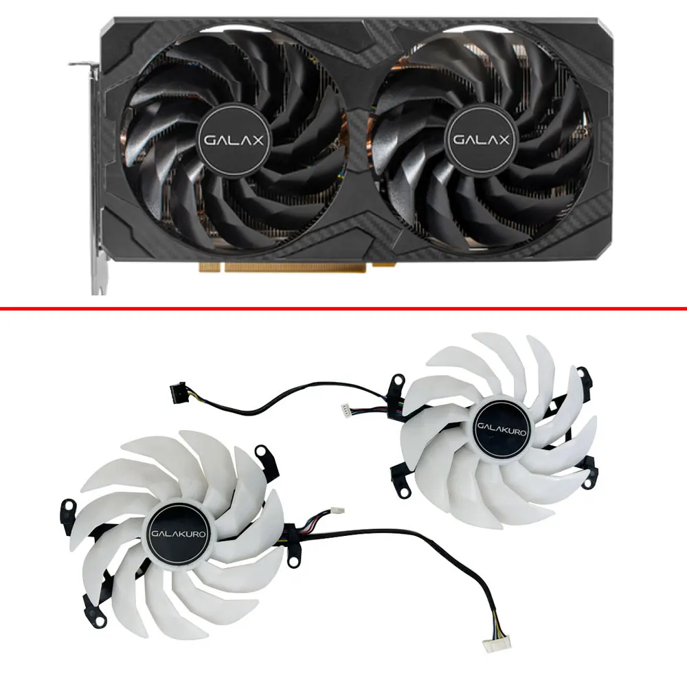 Охлаждающий вентилятор KFA2 RTX3070 для видеокарты Galaxy GeForce RTX 3070 LHR 102 мм GFY10015H12SPA