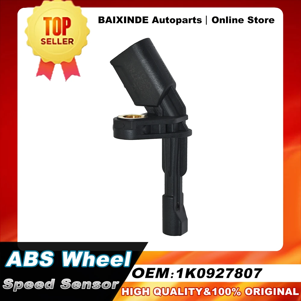 

1PCS OEM 1K0927807 Rear Left ABS Wheel Speed Sensor For VW Amarok Beetle Caddy CC EOS Golf Jetta Multivan Passat