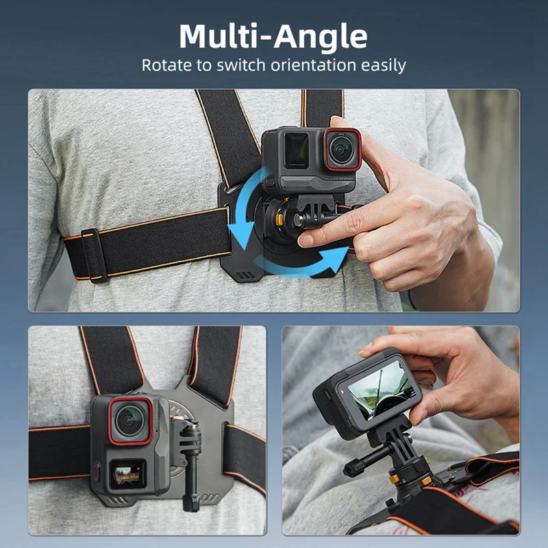 Крепление нагрудного ремня для Gopro Hero 12 11 9 8 7 держатель жгута экшн-камеры ACTION 4