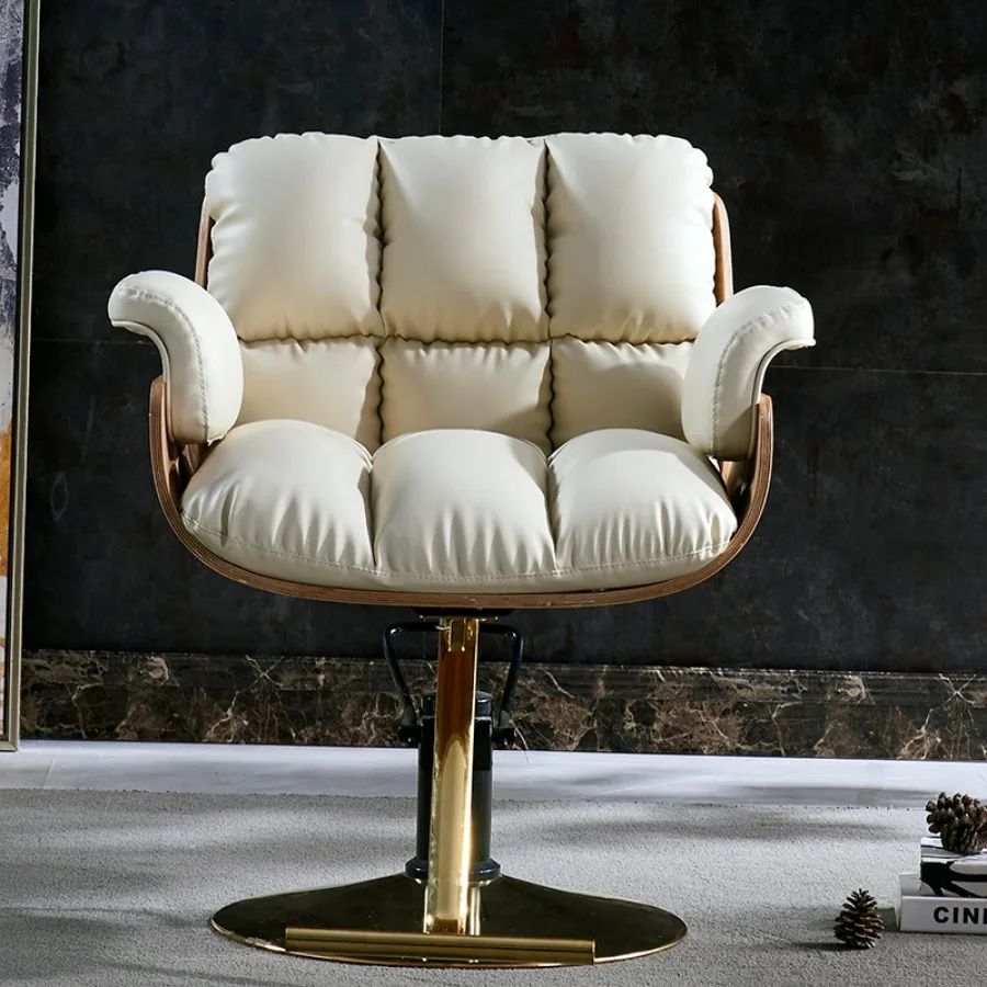 Профессиональные парикмахерские стулья розовое золото оборудование для