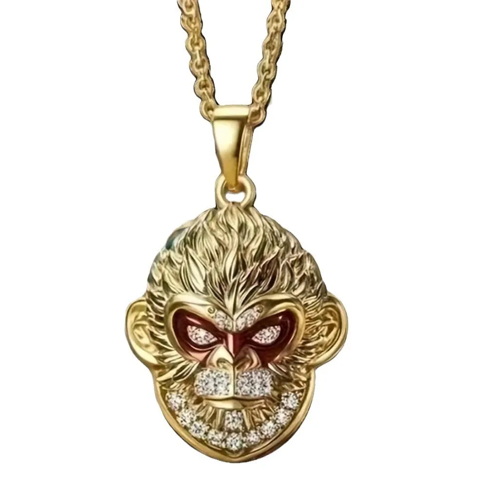 Популярная игра черный миф WuKong кулон ожерелье аксессуары для друзей ювелирный