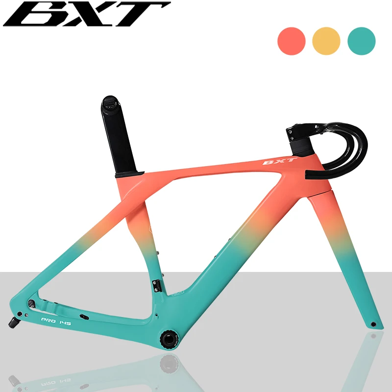 Фото Дисковый тормоз BXT с карбоновой рамой Max 700*32C AERO, рама шоссейного велосипеда BSA T47, полный внутренний трос с рулем DI2 №5