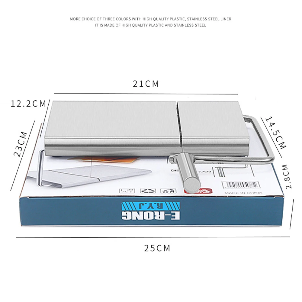 Многофункциональная ломтерезка для сыра из нержавеющей стали домашнего выпуска