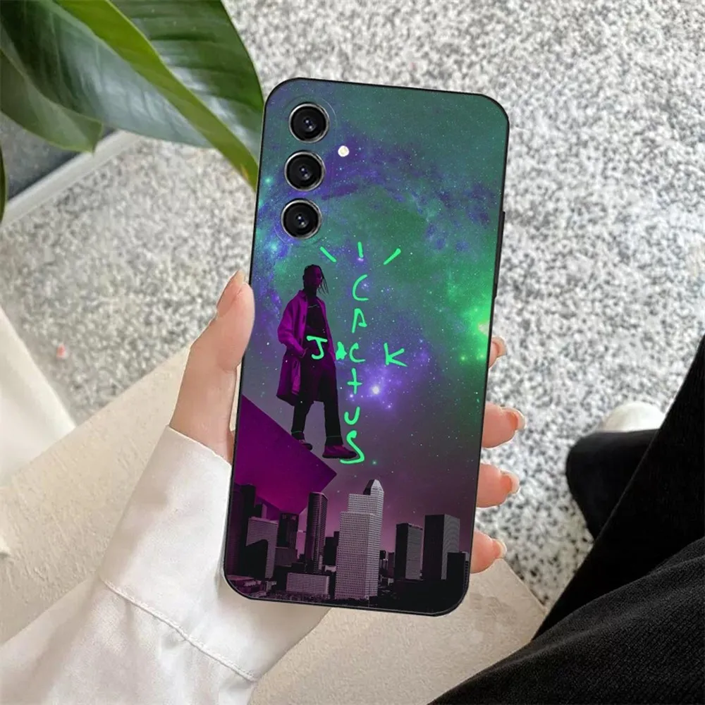 Чехол для телефона T-Travis Scott Cactus J-Jacks Samsung S24 23 22 30 21 10 9 Ultra Plus Lite FE мягкий силиконовый