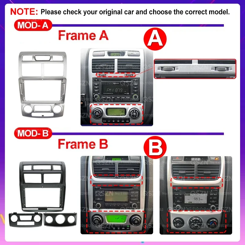 Автомобильный радиоприемник MAMSM для Kia Sportage 2 2004-2010 Android 13 мультимедийный