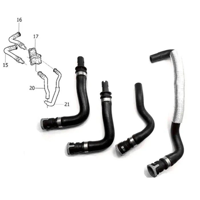 

HVAC Heater Hose For Volvo C30 C70 S40 V50 30636987 30636952 31439965 30636951