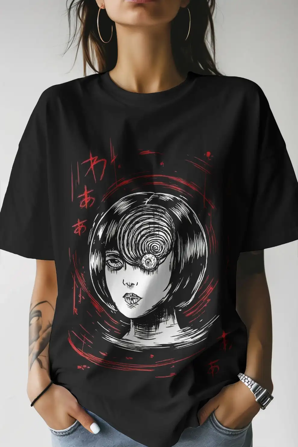 Фото Футболка Junji Ito Spirale Uzumaki Kirie Goshima №4