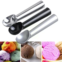 1pcs portable ice cream spoon aluminum alloy nonstick maker ice cream scoop spoon for home kitchen tool accessori o8v8 a5g5