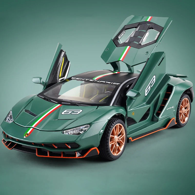 1:24 Lambos LP770-4 Centenario модель спортивного автомобиля из сплава литый под давлением