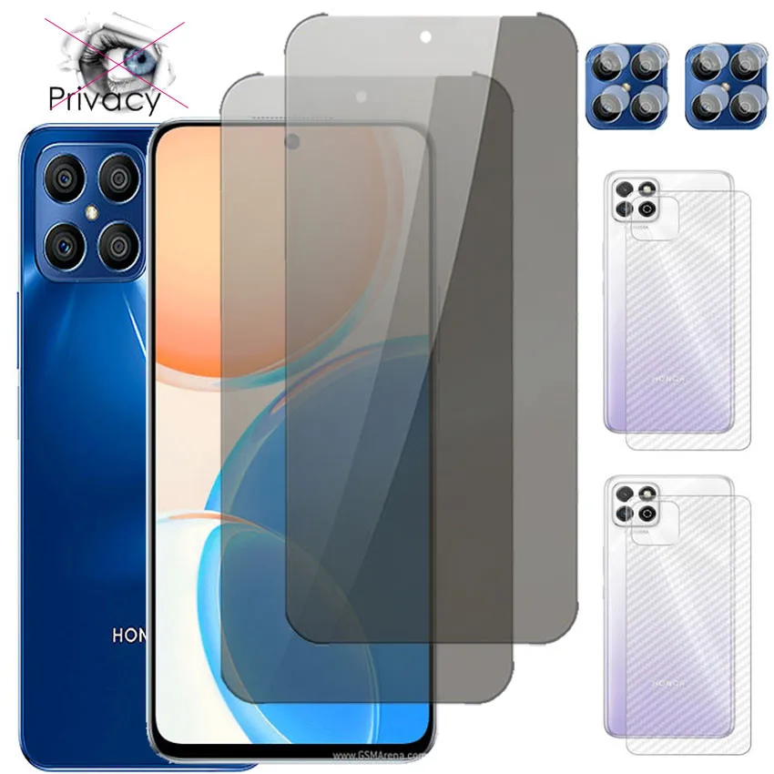 Honor x8 Анти-шпионское стекло Honor-x8 Антишпионское защитное на 2022 X7 X9 5G Защитная