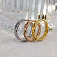 5pcslot stainless steel mens womens rings gold silver rose gold color multicolor for wholesale diy new fashion jewelry making