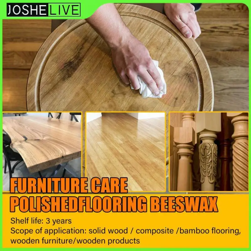 

Maintenance Wax Wood Seasoning Beewax Wood Cleaning Polished Organic Natural Pure Beeswax 80g Newest Wax Furniture Care Hot 2023