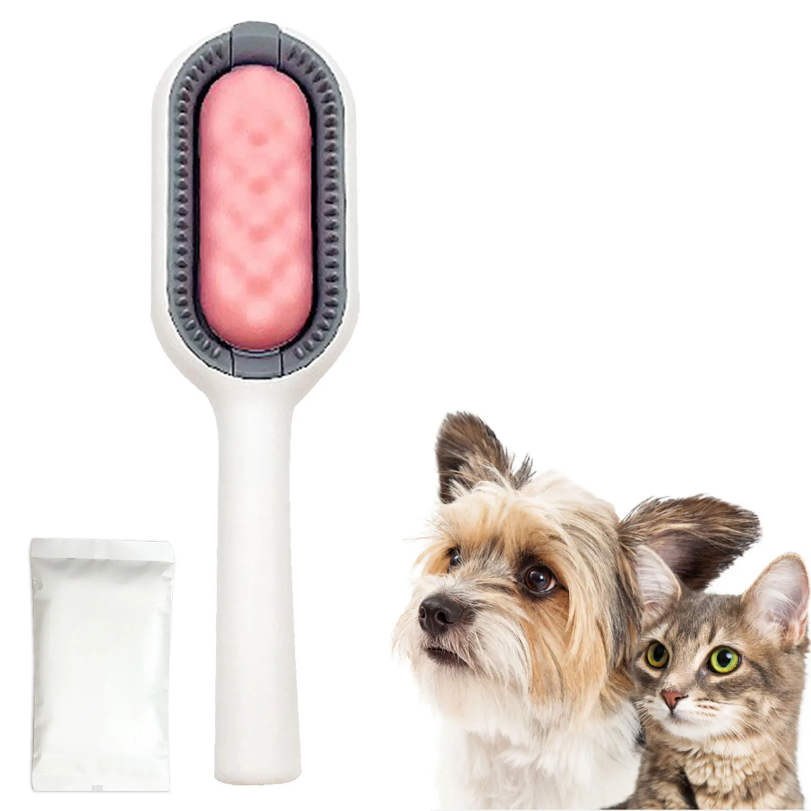 

Расческа для удаления шерсти у собак и кошек, инструмент для стрижки шерсти, инструмент для ухода за шерстью, матовые длинные вьющиеся посте...