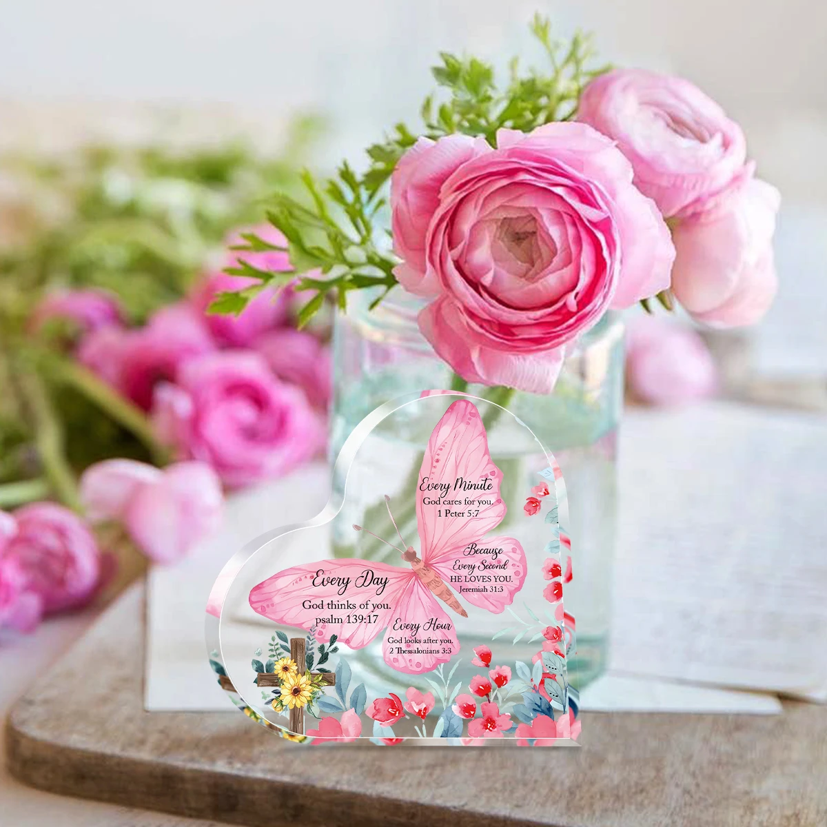 1PC Yakli Сердечная табличка День Святого Валентина украшенная логотипом Сердце