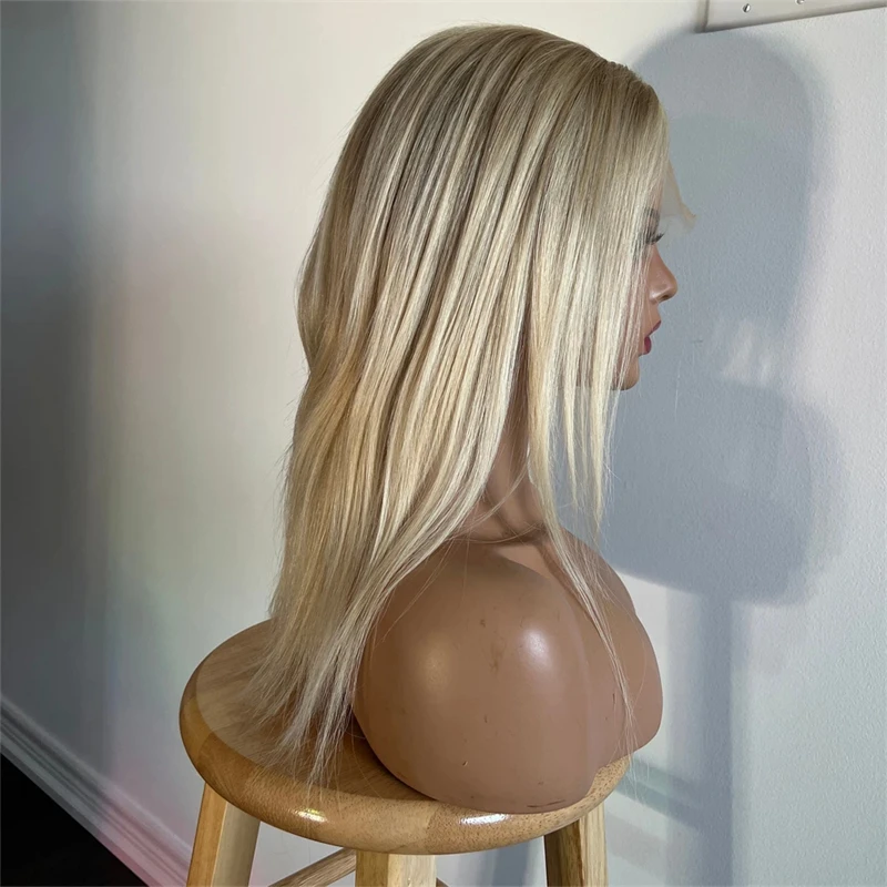 Распродажа парики без клея парик из человеческих волос на шнуровке спереди Омбре