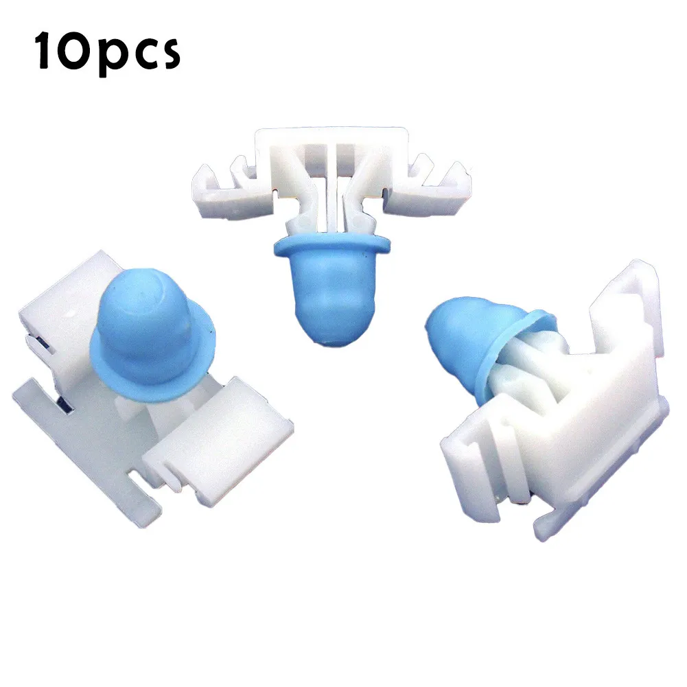 

Plastic Clips Side Moulding White 10 Pcs Bumpstrip Door Exterior FOR BMW E36
