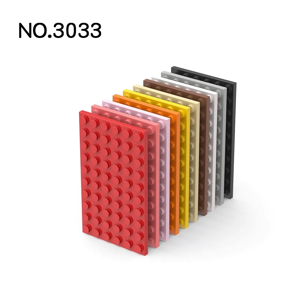Фото 20 шт., Детский конструктор MOC, 3033 пластина, 6x10 №2