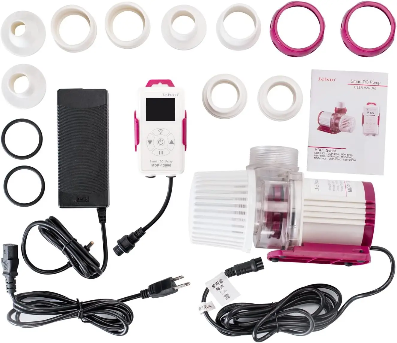 Насос Jebao MDP-13000 95W Smart DC с LCD-дисплеем и контроллером, производительность 3566GPH, для морских аквариумов (art.: 3920da4adb68e) - 3920da4adb68e
