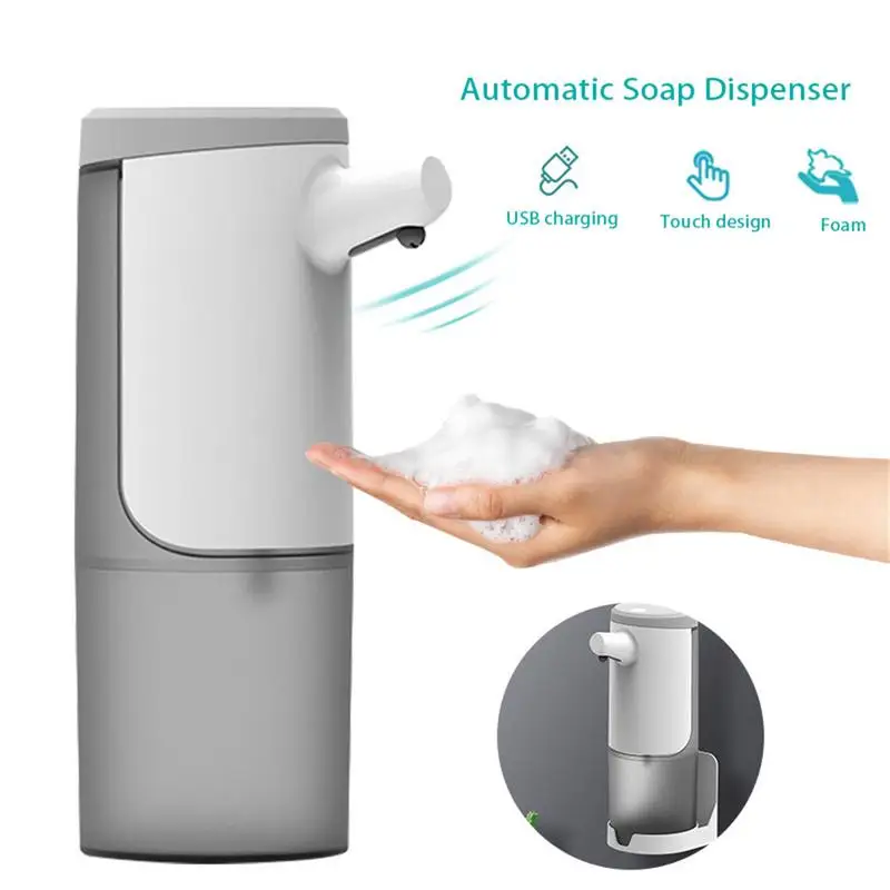 

HOT450ml Soap Dispenser Touchless Automatic Liquid Pump Hands-free Auto Soap Dispenser USB Charging Smart Sensor Soap Dispenser
