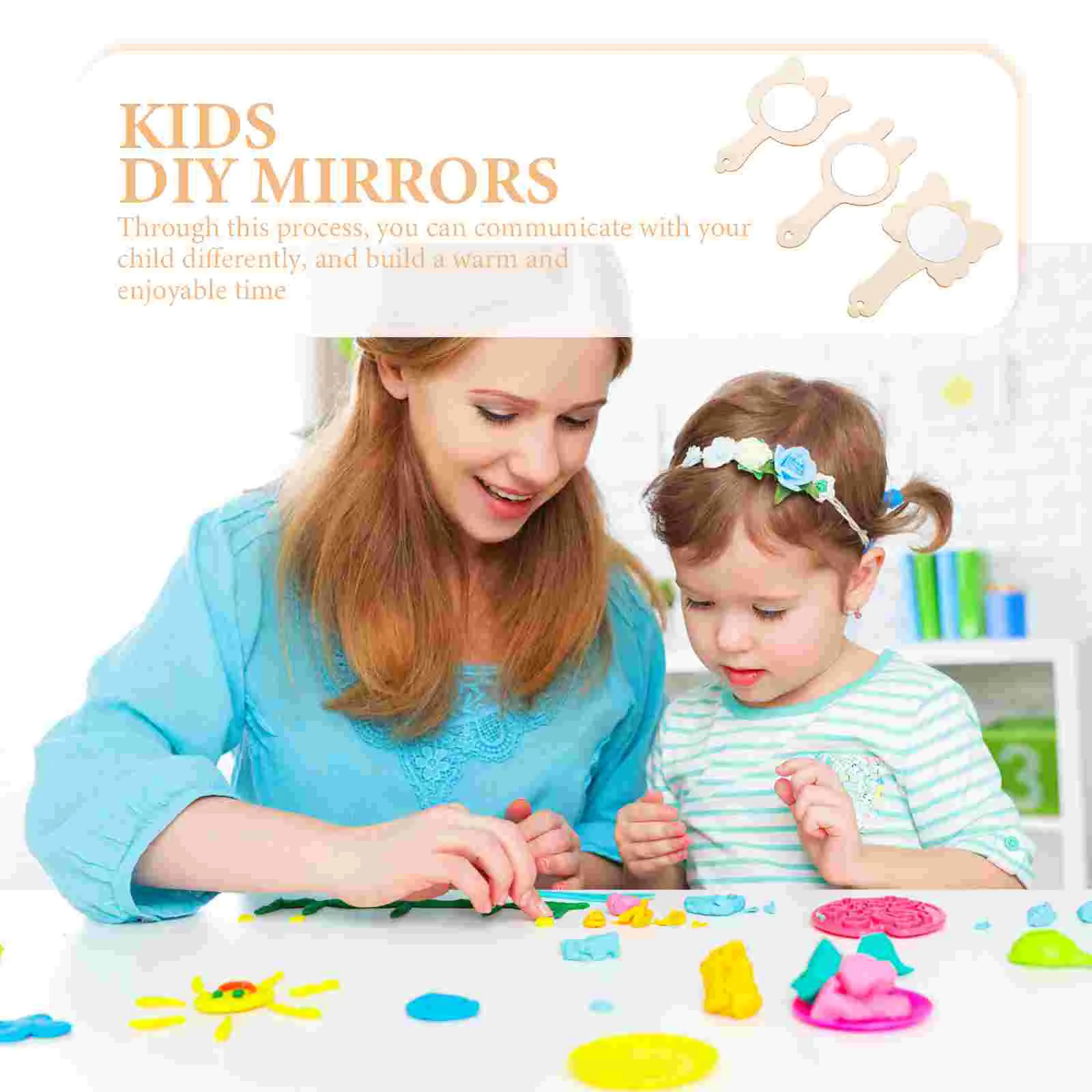 15 шт. необработанные зеркальные игрушки сделай сам многофункциональные