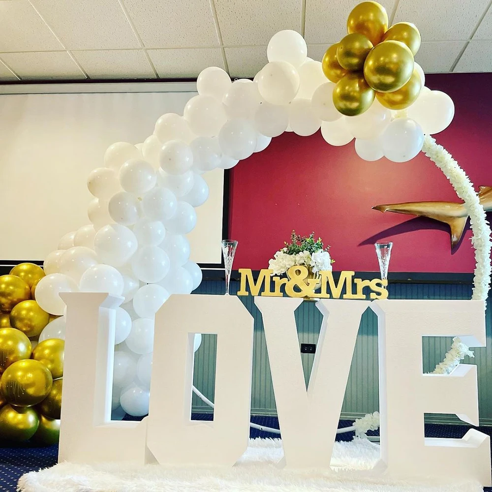 

122 шт., золотистые гелиевые шары с металлическим блеском