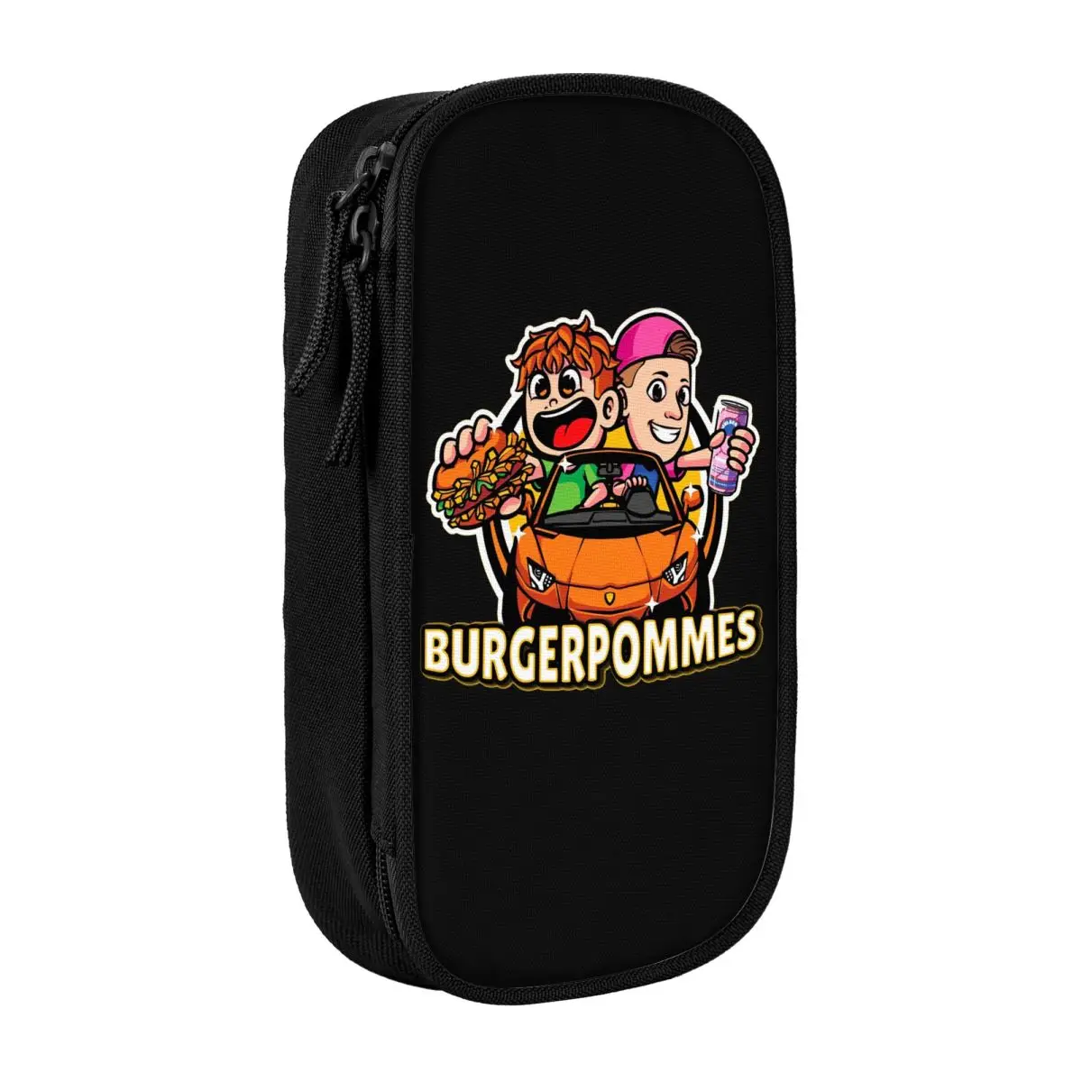 Burgerles Icrimax Женский карандаш Kawaii Y2k Холщовый пенал для карандашей большой школьный