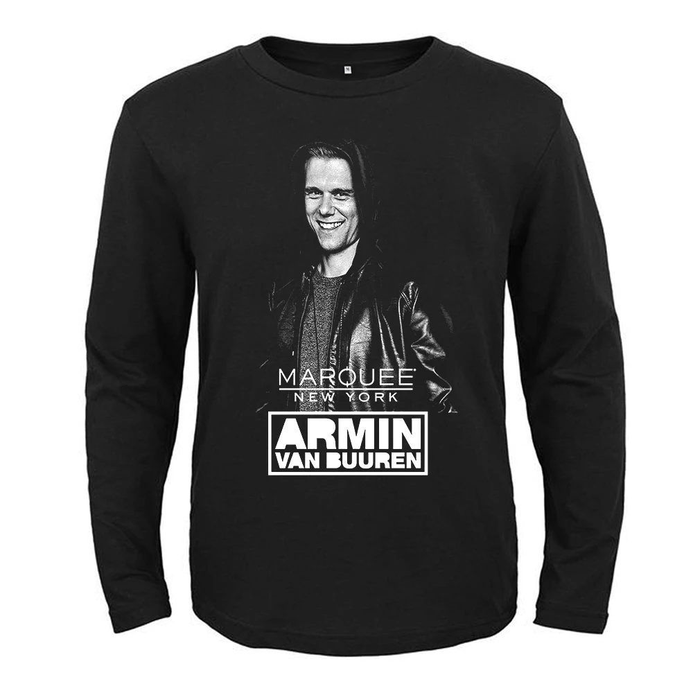 

4 вида конструкций Fashion DJ Master Armin Van Buuren, брендовая мужская женская рубашка, черная футболка для музыки, прямой трансляции, фитнеса