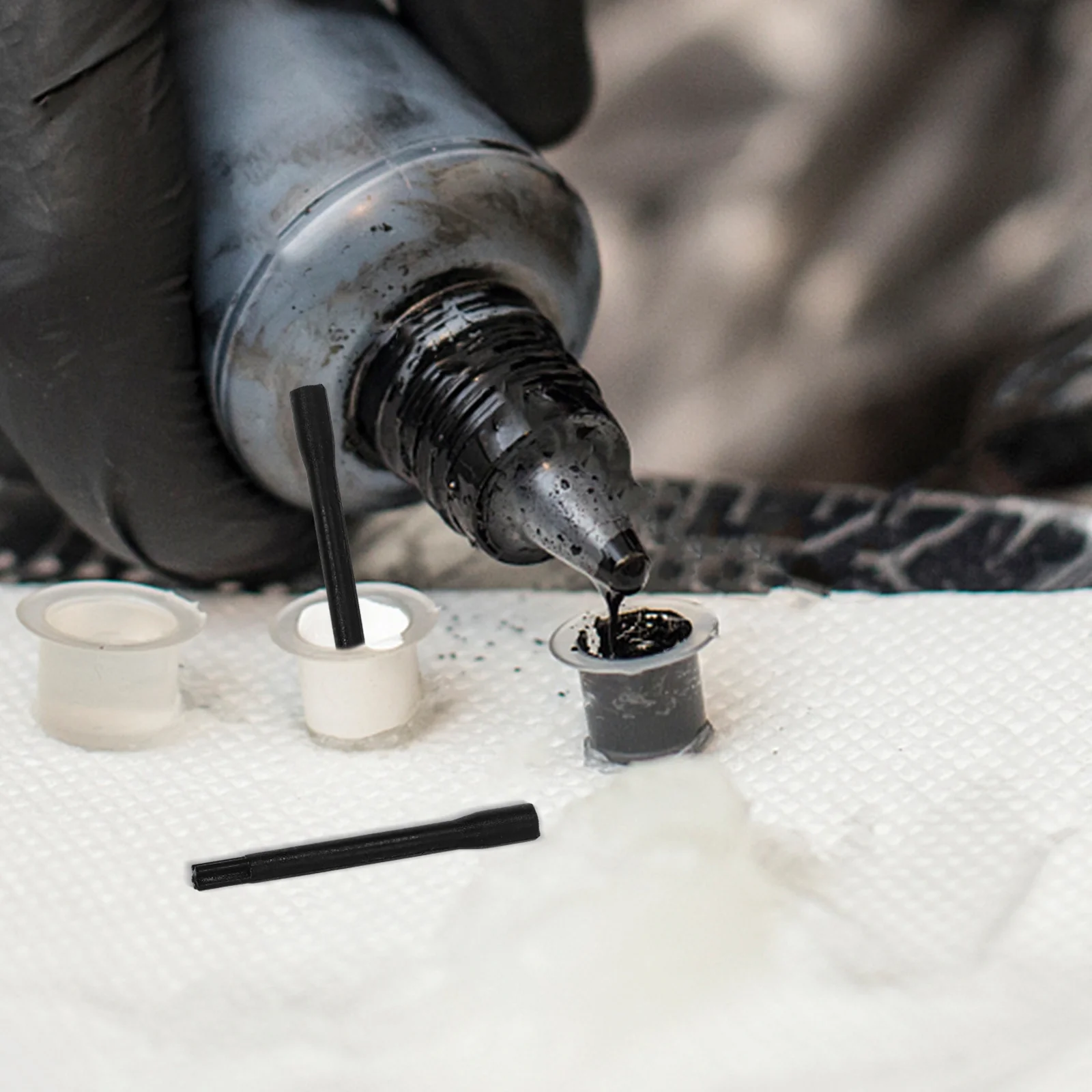 100 шт. одноразовых микшеров для чернил