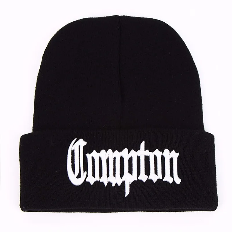 Вязаная шапка gangsta nwa compton модная теплая зимняя вязаный берет в стиле хип-хоп |