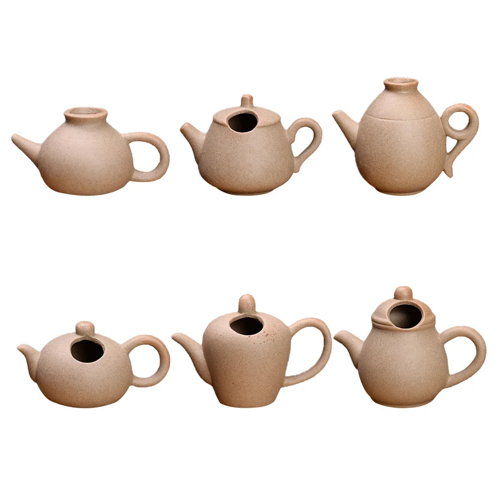 

6Pcs Mini Vases Decorative Flower Arrangement Vases Fingertip Pot Vases