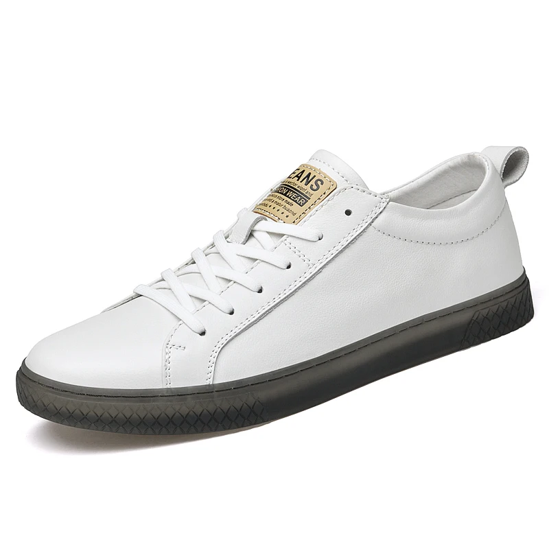 

Chunky Sneakers Comfortable Men Vulcanize Shoes Fashion Sneakers Breathable Walking Tenis Masculino High Quality Genuine Leather