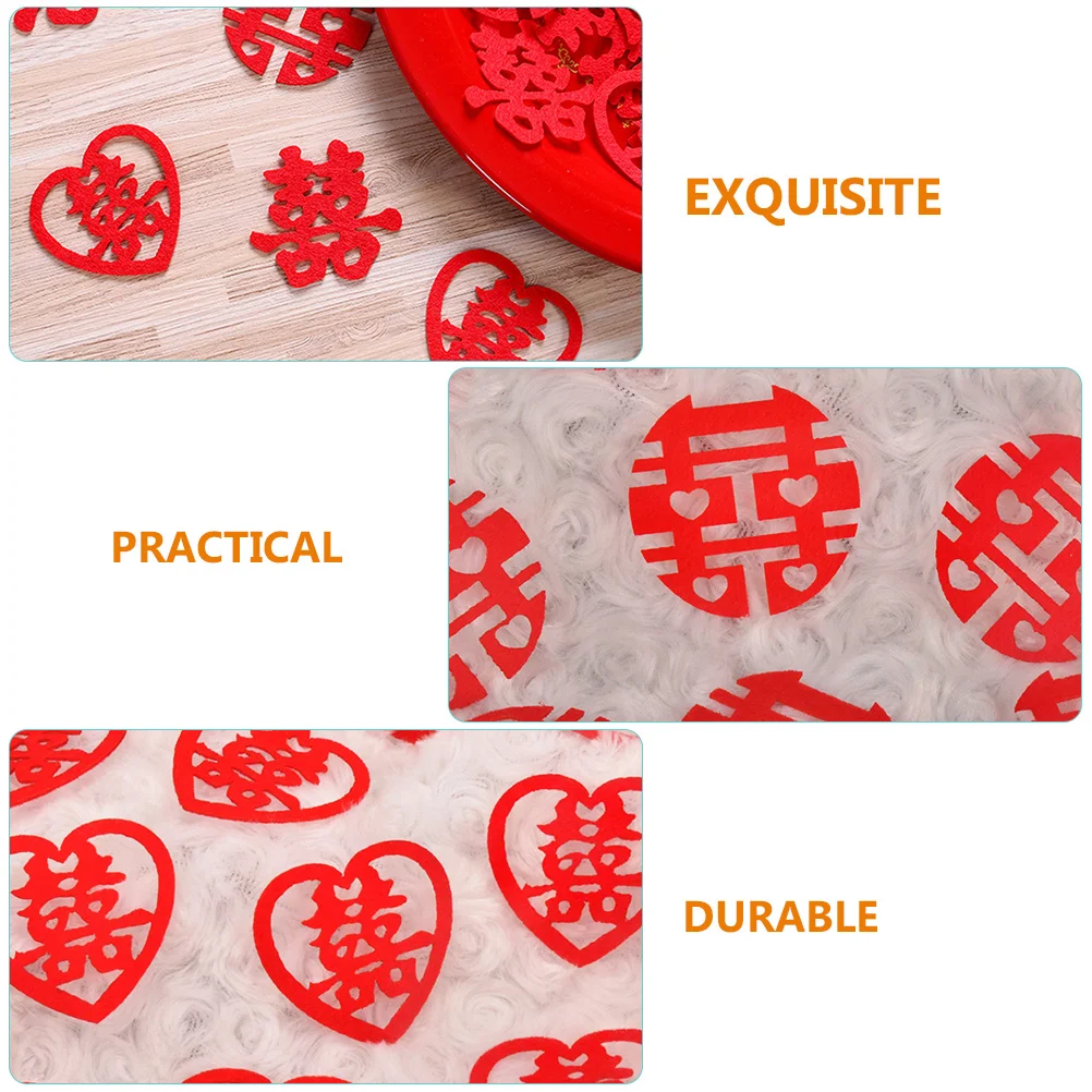 270 шт. мини счастливое слово свадебный стол конфетти китайские украшения Xi