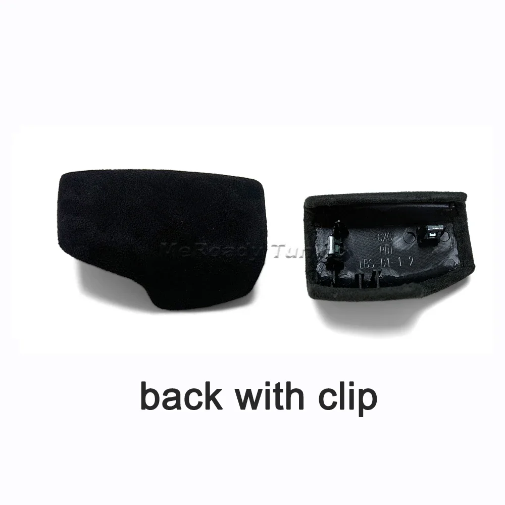 

Замшевая кожаная ручка переключения передач, крышка переключения передач для Audi A5 S4 S5 Q5 Q7 4M RS4 RS5 A4 B9 2017 2019 2020, тюнинг салона из углеродного волокна