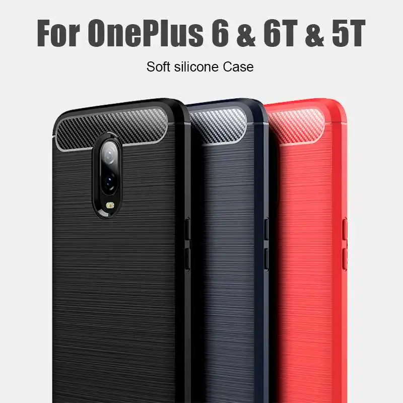 

Katychoi Shockproof Soft Case For OnePlus 6T 6 5T 5 Phone Case Cover