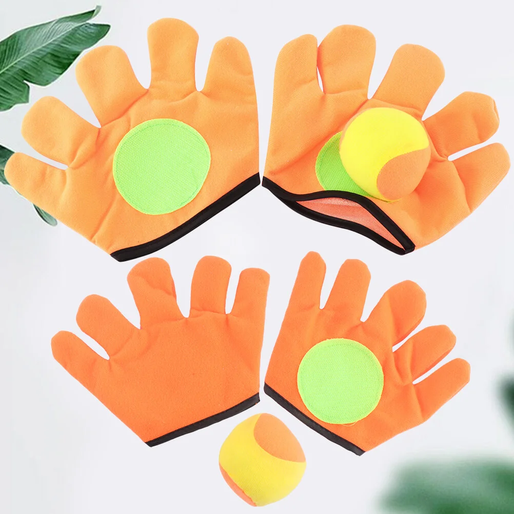 

2 Pairs Catch and Toss Game Catch Sports Game Set Outdoor Catch Throw Sucker Racket Sticky for Family Indoor Outdoor Game (