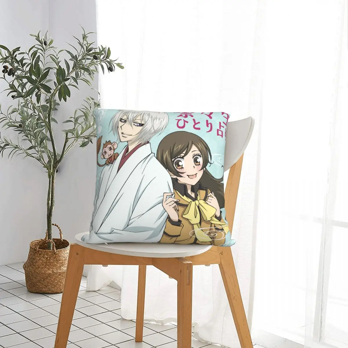 Kamisama Hajimemashita Подушка-поцелуй чехол s аниме Tomoe Наволочки на молнии декоративная