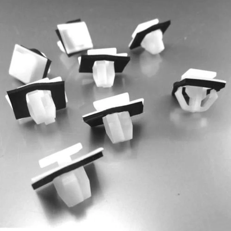 

For Hyundai 87756-2E000 Rivet Clips Retainer White Nylon Moulding Panel 10mm Durable Newest