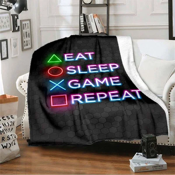 

Фланелевое мягкое теплое одеяло для геймеров, лучший подарок для игр, украшение для гостиной