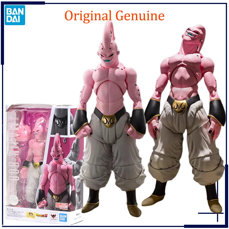 Фото Оригинальная подлинная S.H.Figuarts SHF Dragon Ball Majin Buu Bandai, аниме-модель, игрушки, экшн-фигурки, подарки, коллекционные украшения для мальчиков №1