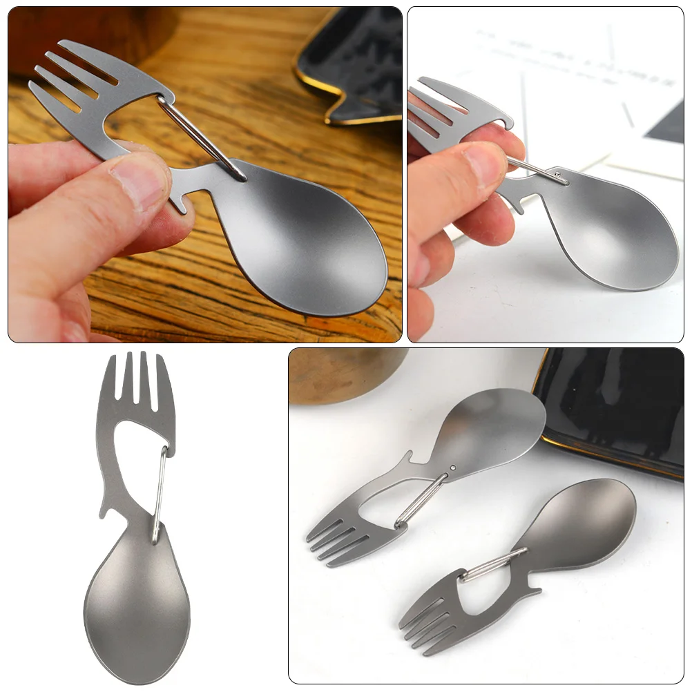 Принадлежности для кемпинга Spork Sporks Портативное снаряжение из титанового сплава